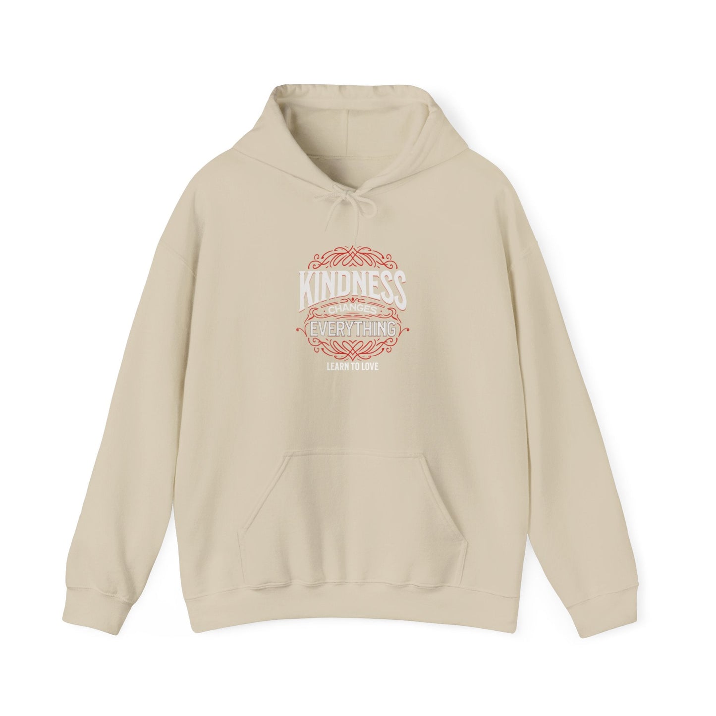 Love HoodieLeanne Roberts DesignsKindness Changes Everything Learn to Love HoodieStay warm and spread positivity with this 'Kindness Changes Everything Learn to Love' Hoodie. This hoodie radiates warmth and comfort, perfect for lounging at home o