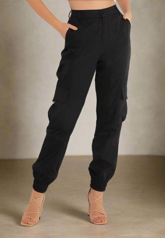 High Waist Cargo Pants