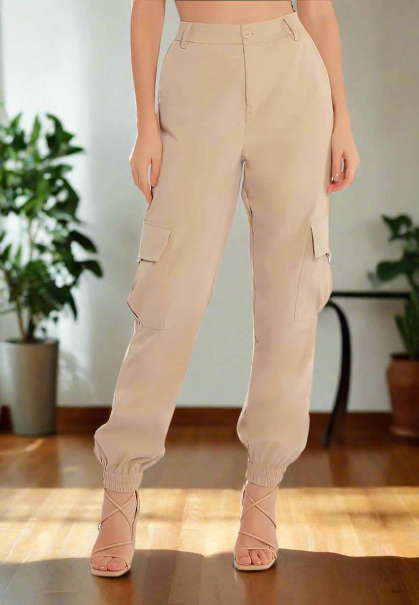 High Waist Cargo Pants