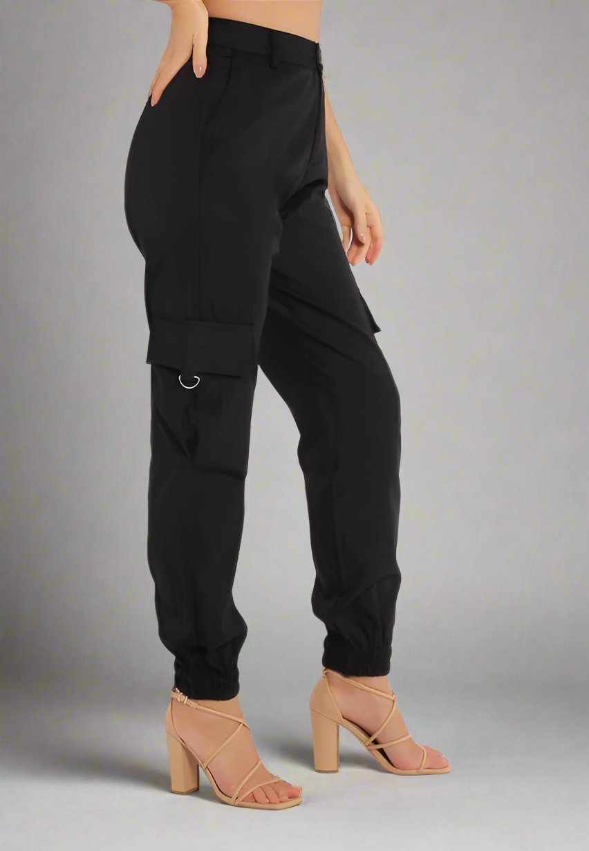 High Waist Cargo Pants