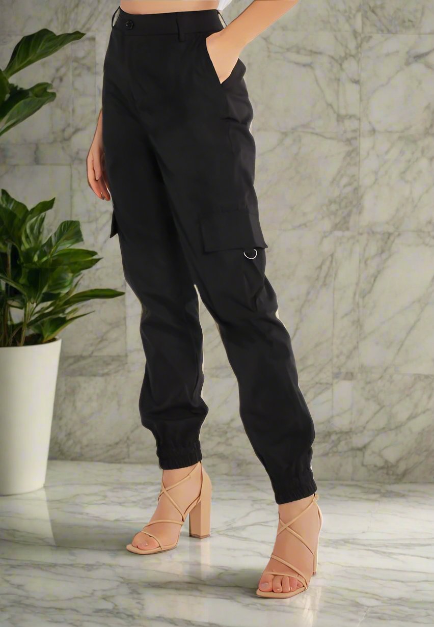 High Waist Cargo Pants