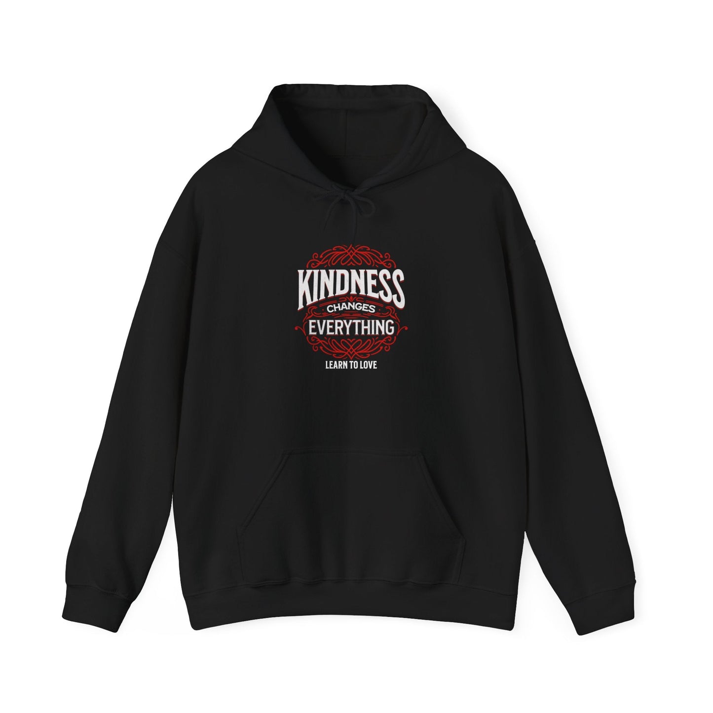 Love HoodieLeanne Roberts DesignsKindness Changes Everything Learn to Love HoodieStay warm and spread positivity with this 'Kindness Changes Everything Learn to Love' Hoodie. This hoodie radiates warmth and comfort, perfect for lounging at home o